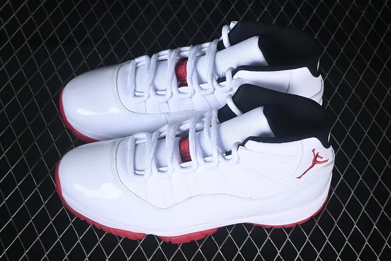 All categories Air Jordan Jordan series basketball shoes Air Jordan 11 Air Jordan 11 Retro AJ11 Joe 11 patent leather white and red CT8012-160